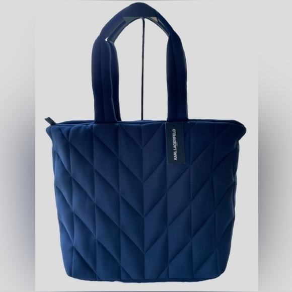 Karl Lagerfield Puffy Blue Tote LH5A18CA - Picture 2 of 9